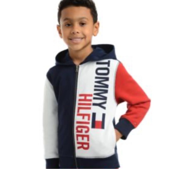 Boys Tommy Hilfiger hoodie & sweat pants 
Size 8/10 - Picture 2 of 5